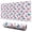 Butterfly Floral Dot, variant on 31.5x11.8 Inch Gaming Mouse Pad, Non-Slip Stitched Rubber Desk Mat for Desktop & Laptop,Butterfly Floral Vintage Beige Pattern