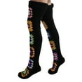 thumbnail image 4 of Women's Vintage Crochet Thigh High Socks Winter Warm Boot Stockings Extra Long Leg Warmers Over The Knee Socks Gifts, 4 of 8