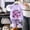 1q Dark Purple, variant on Girls' Clothing Sets Size 8 Toddler Girl Clothes Summer Girls Clothing Sets Girl T-shirt Shorts 2pcs Sets