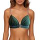 thumbnail image 1 of Brasier Mujer Tela de Mantequilla Sujetador con Tirantes Finos de Encaje con Copa Triangular Pequeña Francesa Fina con Botones Delanteros y Traseros para Mujer sin Aro de Acero Grande, 1 of 3
