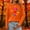 #298-Orange, variant on Craaazy Shirts for Women Long Sleeve Round Neck Casual Printed Womens Tops Loose Fit Sweatshirts Gifts for Women