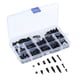 thumbnail image 5 of Kit surtido de tornillos de nylon Moyic 260 piezas con caja de almacenamiento negro 2Conjunto, 5 of 6