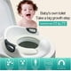 thumbnail image 2 of Asiento de entrenamiento para ir al baño, asiento de inodoro para niños con cojín suave de PU, antideslizante y protector contra salpicaduras+asas seguras, entrenador de inodoro para niños y niñas, 2 of 6