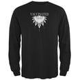 thumbnail image 1 of Proudly Vaccinated Black Adult Long Sleeve T-Shirt, 1 of 1