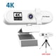 thumbnail image 4 of Cámara web para computadora Enfoque automático HD USB Cámara de PC ajustable en línea con micrófono Reemplazo con cable Cámara web externa Videocámara Blanco 4K Yuarrent EL005962-06B, 4 of 6