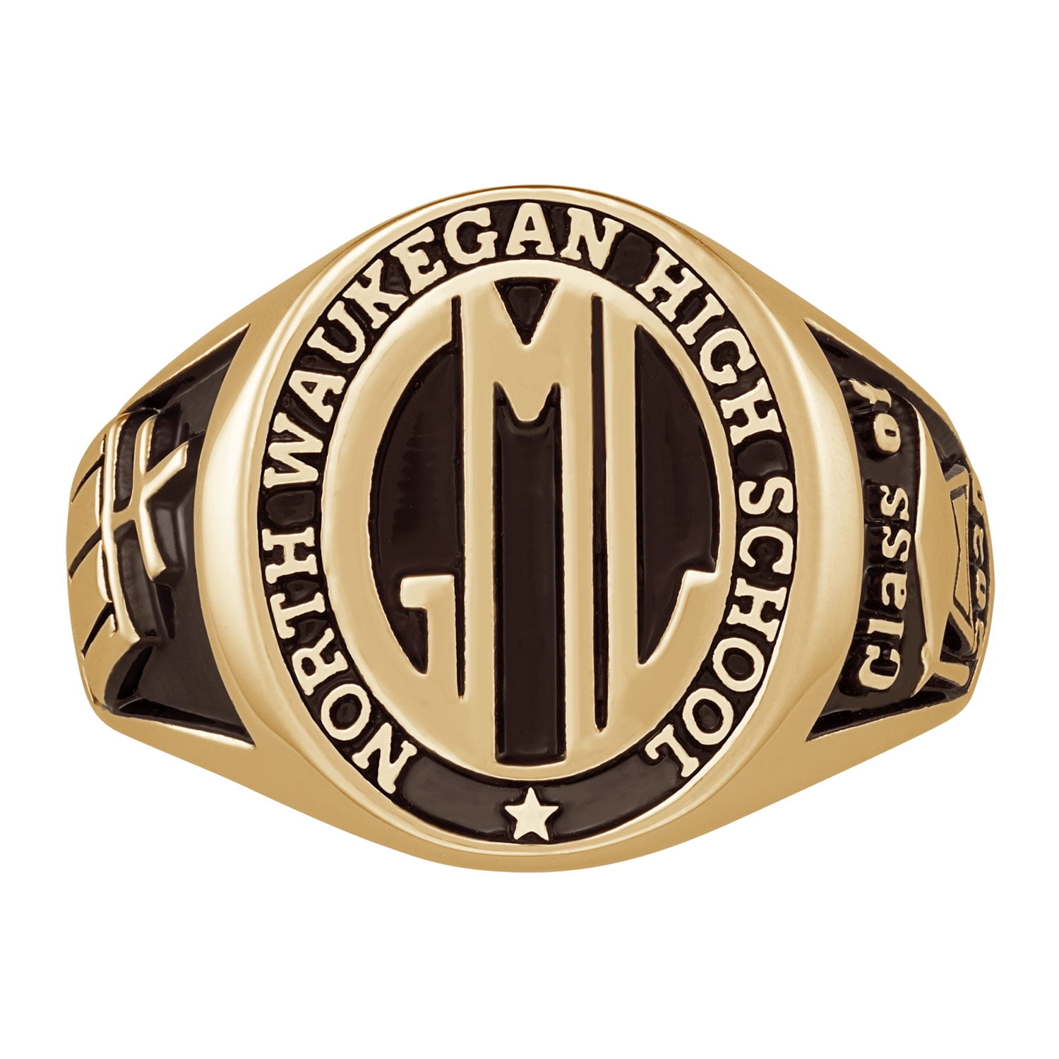 Order Now for 2025 Graduation, Freestyle Women's Yellow Celebrium Oval Signet Class Ring, Personalized, High School or College Graduation