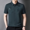 thumbnail image 4 of MDUKONU Men's Button Down Shirt Classic Fit Breathable Work Wear Dark Green XL, 4 of 6
