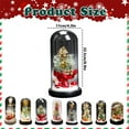 thumbnail image 3 of HCTSHG Christmas Tree in Glass Dome Tabletop Christmas Tree with Lights in Glass Dome for Xmas Home Indoor Room Christmas Decorations Desktop, 3 of 5