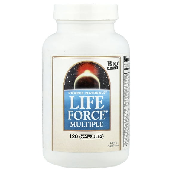 Source Naturals Life Force Multiple Vitamins and Supplements - 120 Capsules