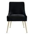 thumbnail image 2 of TOV Furniture Beatrix Black Velvet Side Chair with Gold Legs, 2 of 8
