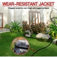 thumbnail image 6 of Ahot 150 FT 12 Gauge Extension Cord Outdoor,Heavy Duty Weatherproof & Flame Retardant Black 3 Prong Power Cord with Light, Outside for Lawn & Garden, 15 Amps 1875 Watts 125 VAC 12AWG SJTW, ETL Listed, 6 of 14