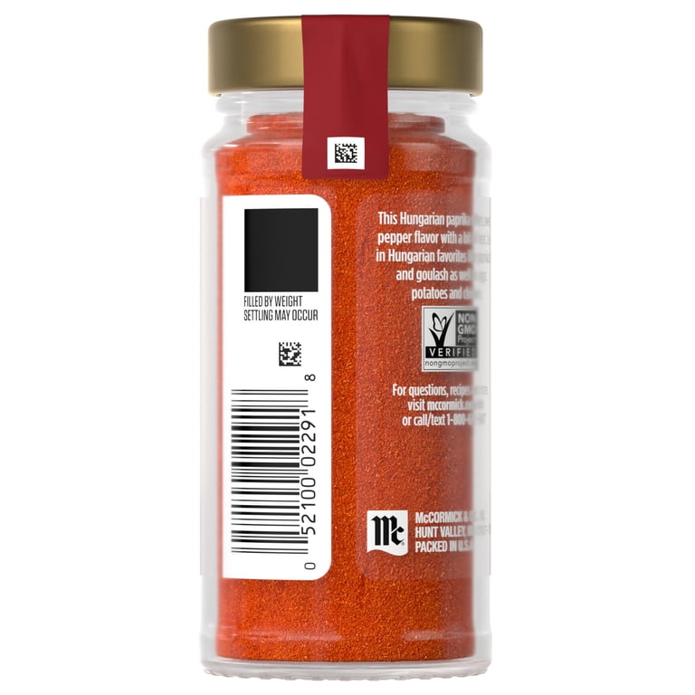 McCormick Gourmet Kosher All Natural Hot Hungarian Paprika, 1.62