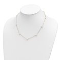 thumbnail image 3 of Auriga Fine Jewelry 14K Yellow Gold 5-6mm Pearl 9-Station Necklace 18inch for Women, 3 of 5