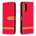 thumbnail image 3 of Allytech Samsung Galaxy S20 FE 5G Case, Slim Fit Folio Flip Kickstand Magnetic Closure Full Protective Shockproof Cards Holder Wallet Case Cover for Samsung Galaxy S20 FE 5G, Red, 3 of 6
