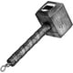 thumbnail image 1 of Abridor de botellas con forma de martillo de Thor, abridor de cerveza creativo, ideal para regalos, amantes de la cerveza, bar, hogar, 165 mm (plata), 1 of 5
