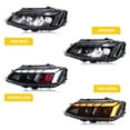 thumbnail image 4 of LED Headlights compatible with 2012- 2018 VW Volkswagen Jetta with Start Up Animation Sequential Indicator Front Lamp Demon Eyes, 4 of 5