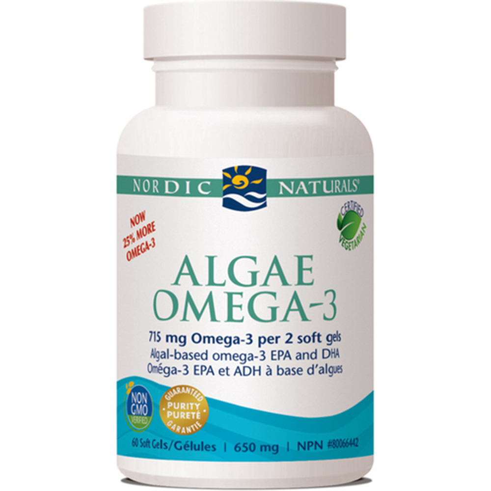 Nordic Naturals Algae Omega3 60 soft gels Walmart Canada