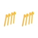 thumbnail image 4 of Soportes para pilas Advancent 4 Piezas Triangular Color Amarillo 14.5x1.5 cm, 4 of 6