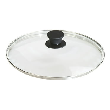 Lodge Round Tempered Glass Lid - Versatile Glass Lid for 10.25 Inch Skillets, Pans, and Dutch Ovens - Dishwasher Safe and Oven Safe up to 400Â°- 10.25 Inch