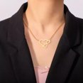 thumbnail image 3 of RSAMD Infinite Symbol Heart Love Pendant Necklace Stainless Steel Endless Love Jewelry-Steel, 3 of 6