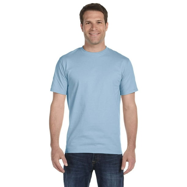 Gildan - The Gildan Adult DryBlend 56 oz, 50/50 T-Shirt - LIGHT BLUE ...