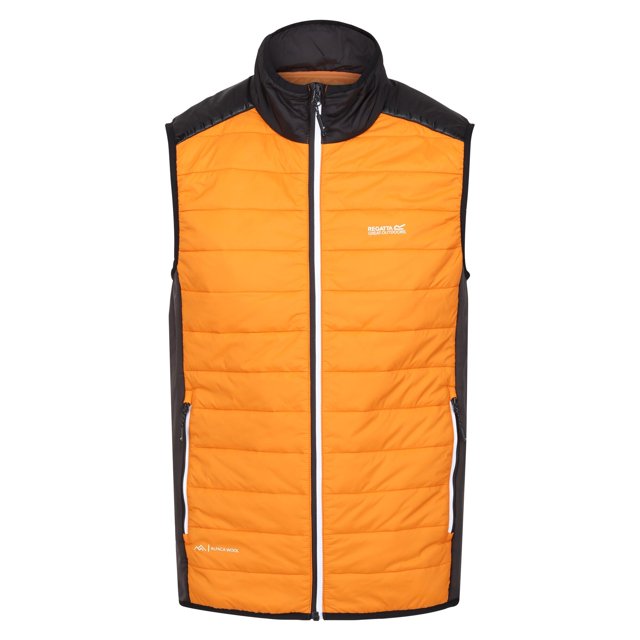 Regatta - Chaleco Halton VII para Hombre (Pimienta Naranja, Negro)