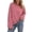 Red, variant on XUNKUSGA Womens Striped Tops Casual Loose Long Sleeve Crewneck Pullover Top Fashion Drop Shoulder Oversized Tunic Tops Comfortable Soft Fall Sweatshirt for Daily Wear S