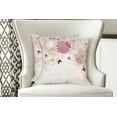 thumbnail image 4 of Ambesonne Floral Throw Pillow Cover 2 Pack, Spring Flower Butterfly, 18", Cream Pink, 4 of 6