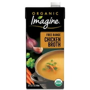 Imagine Foods Organic Free Range Chicken Broth 32 fl oz Pack of 2