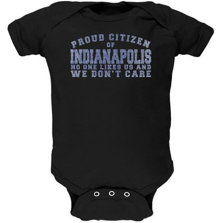 

Proud No One Likes Indianapolis Black Soft Baby One Piece - 12-18 months