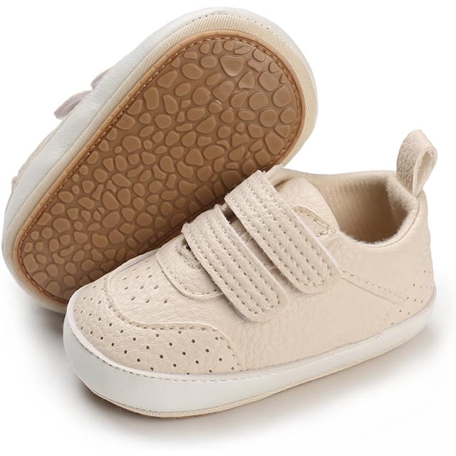 - Zapos de bebé para niños y niñas, tenis antideslizantes con suela de goma para niños pequeños