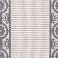 thumbnail image 5 of SAFAVIEH Machine Washable Rug Indoor/Outdoor Bermuda Collection - Bermuda Zoey Floral Bordered Indoor/Outdoor Runner Rug Ivory/Charcoal, 2' x 8', 5 of 5