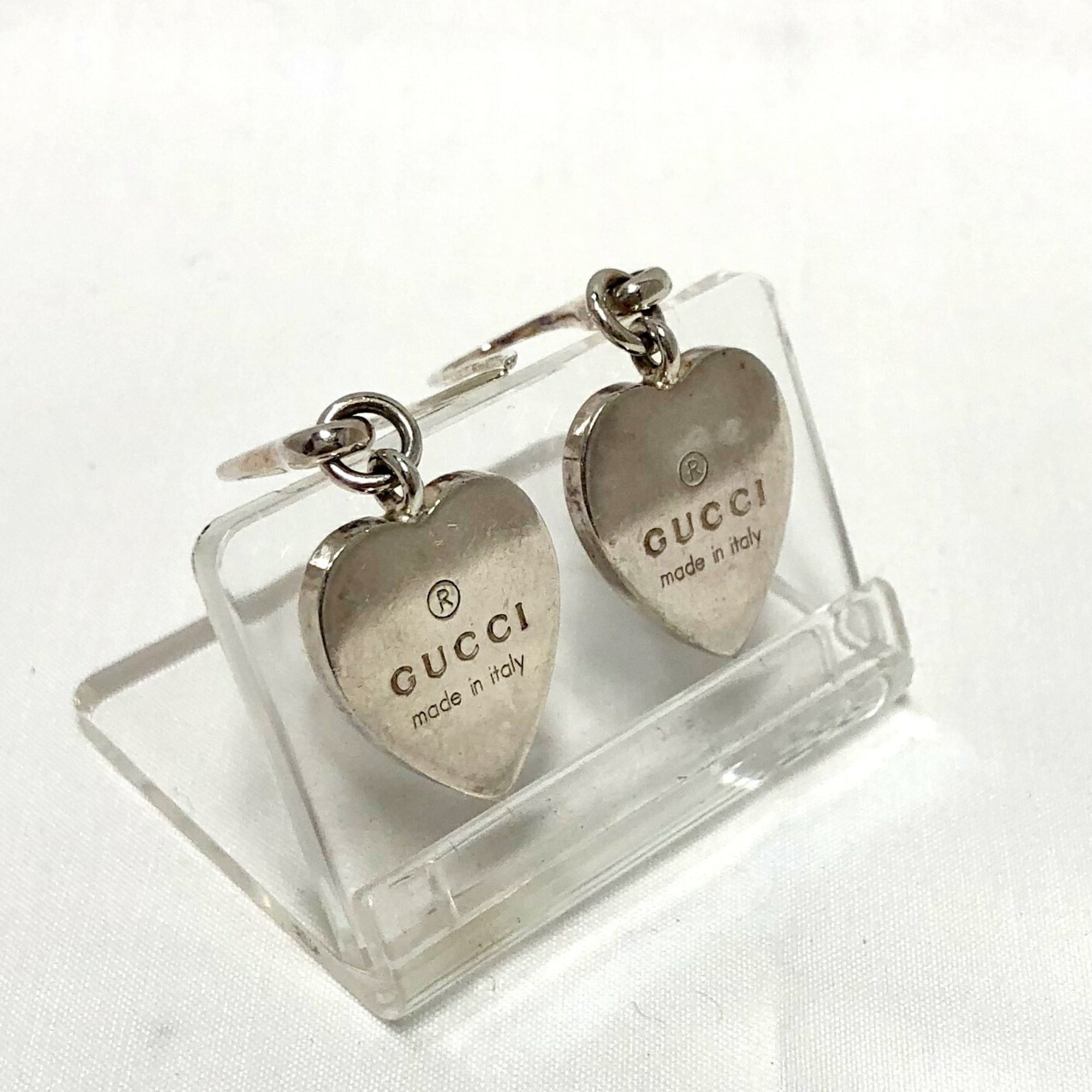 Gucci, Jewelry, Gucci Earrings Gucci Heart Earrings