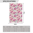 thumbnail image 3 of Easygdp Purple Watercolor Flowers Garden Flag Yard Flag Welcome Flag, Double-Sided, Weather Resistant for Outdoor Decor - 28"x40", 3 of 9