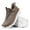 Moss Brown, variant on Wide Mens Slip on Walking Shoes with Arch Support Sneakers for Men