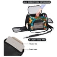 thumbnail image 2 of Flower Butterfly Pet Carrier Bag with 900D Oxford Fabric, 17x10x11.8 in - Durable and Comfortable Dog Travel Tote for Small Breeds, 2 of 7