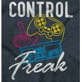 thumbnail image 2 of Control Freak Nerd Video Gaming Gamer Plus Size Crewneck Graphic Tee Shirt Brisco Brands 2X, 2 of 4