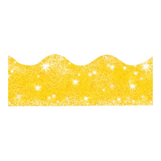TREND Terrific Trimmers - Ruban de Décoration - - Jaune Scintillant - non-permanent