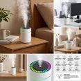 thumbnail image 3 of 180ML Mini Air Humidifier USB Electric Aroma Diffuser Essential Oil Purifier Aromatherapy Mist Maker Lights For Car Home Bedroom, 3 of 4