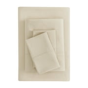 Mainstays Super Soft Brushed Microfiber Bed Sheet Set, Papyrus Beige, Queen, 4 Piece