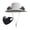 Gray-GY, variant on Solar Fan Hat Wide Brim Outdoor Cap USB Charging 3 Speed Adjustable Sun Protection Fishing Hiking
