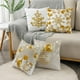 thumbnail image 4 of Fundas de almohada doradas brillantes de copos de nieve para sofá, decoración del hogar, Feliz Navidad, 40 cm, 45 cm, 50cm, 4 of 4