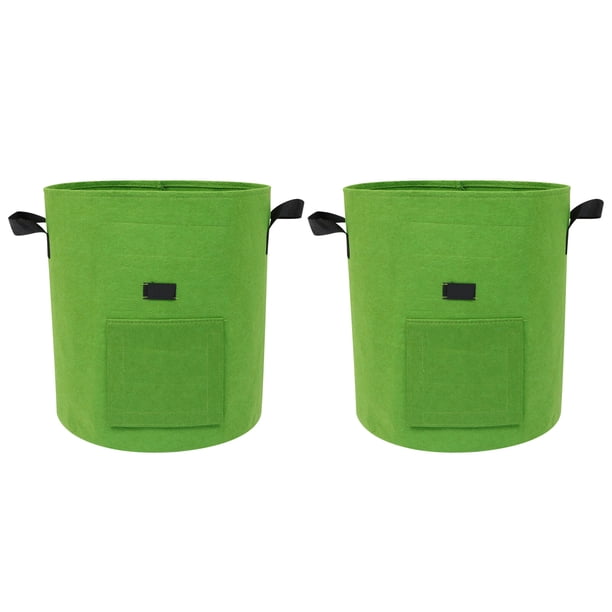 2 bolsas de cultivo de vegetales de 10 galones, macetas para plantar papas.