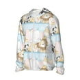 thumbnail image 2 of Kll Cute Animals Print Men'S Women’s Upf 50+ Sun Protection Outdoor Hoodie Jacket Long Sleeve Fishing Hiking Performance Shirt- 3x-Large, 2 of 8