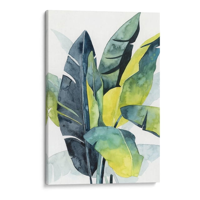 Cuadro decorativo - Puesta De Sol Palm Composición Iii, Grace Popp 50x75 Canvas Lab Botánica, Costal, Naturaleza, Tropical