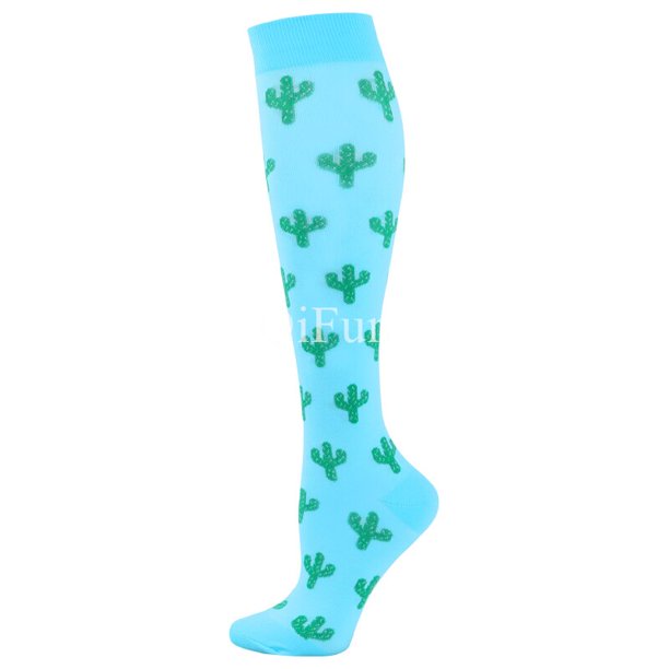 Calcetines de compresión de 58 estilos aptos para Edema médico Diabetes venas varicosas calcetines al aire libre hombres mujeres correr senderismo calcetines deportivos Tan Jianjun unisex