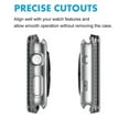 thumbnail image 6 of For Apple Watch Case with HD Tempered Glass Screen Protector for iWatch Series 3/2/1, Takfox Full Cover Bling Diamond Crystal Rhinestone Protective Case 42mm-Clear, 6 of 7