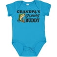 thumbnail image 3 of Inktastic Grandpa's Fishing Buddy Boys Baby Bodysuit, 3 of 5