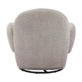 thumbnail image 6 of Tcbosik Swivel Barrel Chair, Single Sofa Chair, Modern Accent Chair for Living Room Bedroom, Grey, 6 of 8