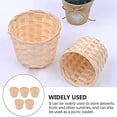 thumbnail image 6 of 5PCS Mini Woven Baskets Without Handles for Favors Crafts Decor Suitable for Occasions(7.5X6cm), 6 of 9